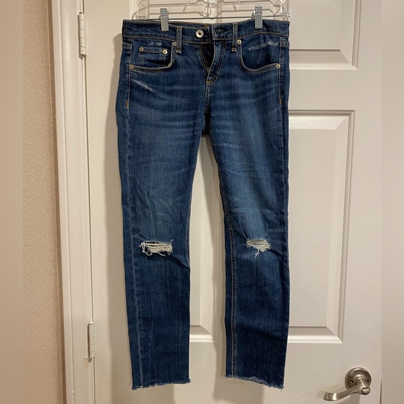 Rag & Bone Dre Capri Jeans Size 23 Style #W2592K510DIA - Picture 3 of 11